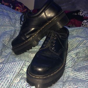 Doc marten platform shoes